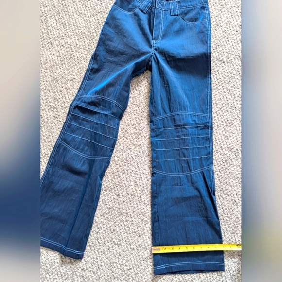 BNWOT Silence+Noise Women's Reflective Jogger/Track Pants with White Stitching - Picture 12 of 13